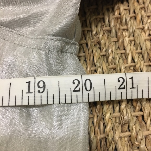 RUBY RD. Gorgeous Metallic Fabric Button Top - Picture 12 of 13